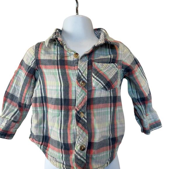 Funny Baby Plaid Flannel Shirt 12 Month Unique You Rock You Rule Birthday Gift - Picture 3 of 5